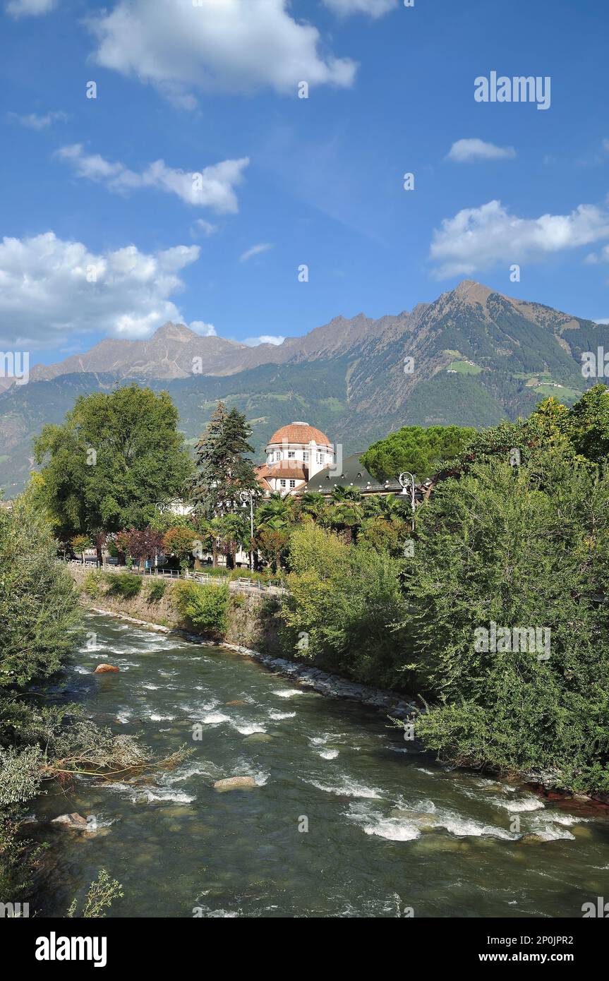 Merano in Alto Adige,Trentino,Italia Foto Stock