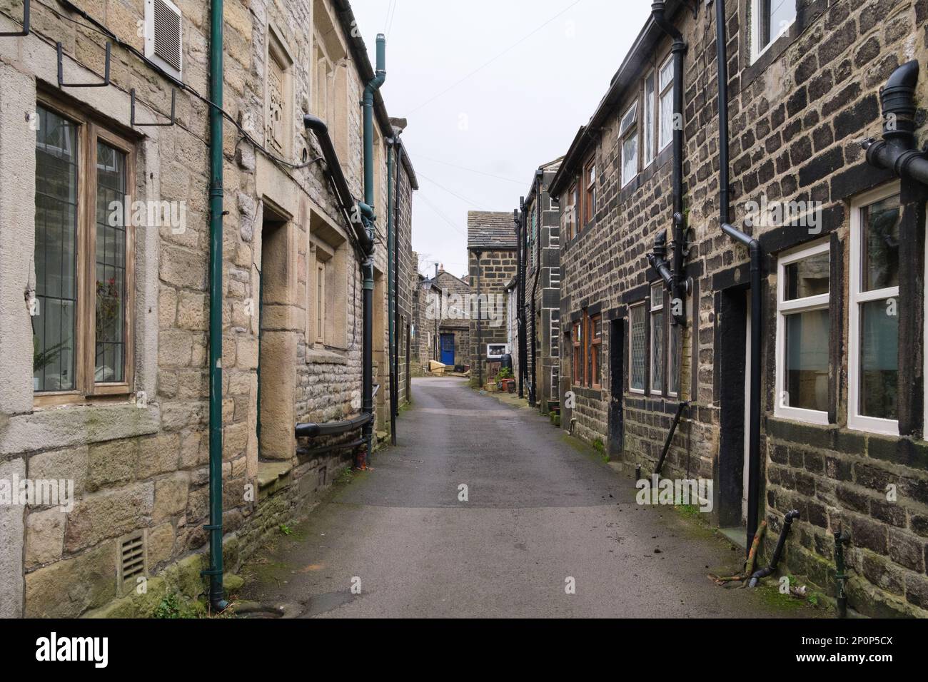 Heptonstall, West Yorkshire, Regno Unito. Foto Stock