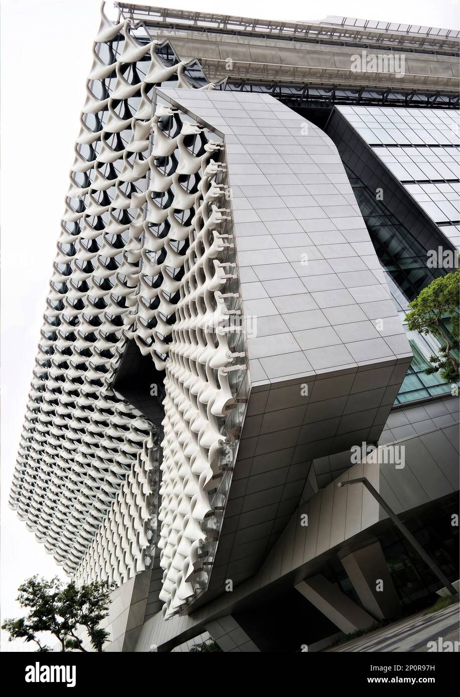 Seoul, Corea del Sud - 20 maggio 2019: Kolon una e unica TORRE progettata dagli architetti Morphosis. Situato a Magok-dong, Gangseo-GU Foto Stock