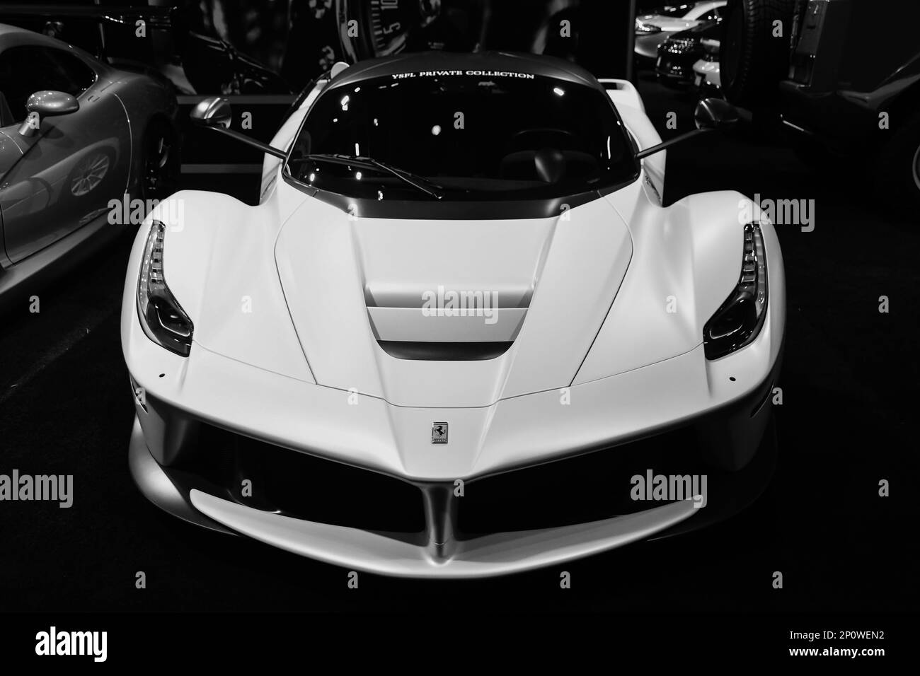 Supercar esposte al Toronto Metro Convention Centre Foto Stock