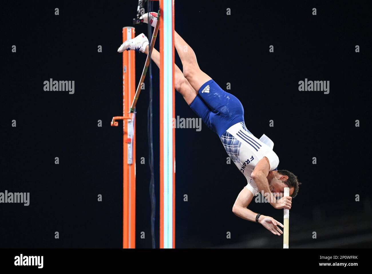 Renaud Lavillenie (Francia). Pole Vault uomo. Campionato europeo di Monaco 2022 Foto Stock