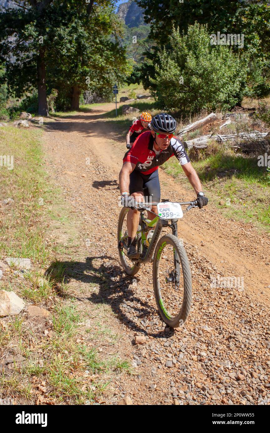 ABSA Cape Epic Prologue corsa in mountain bike Foto Stock