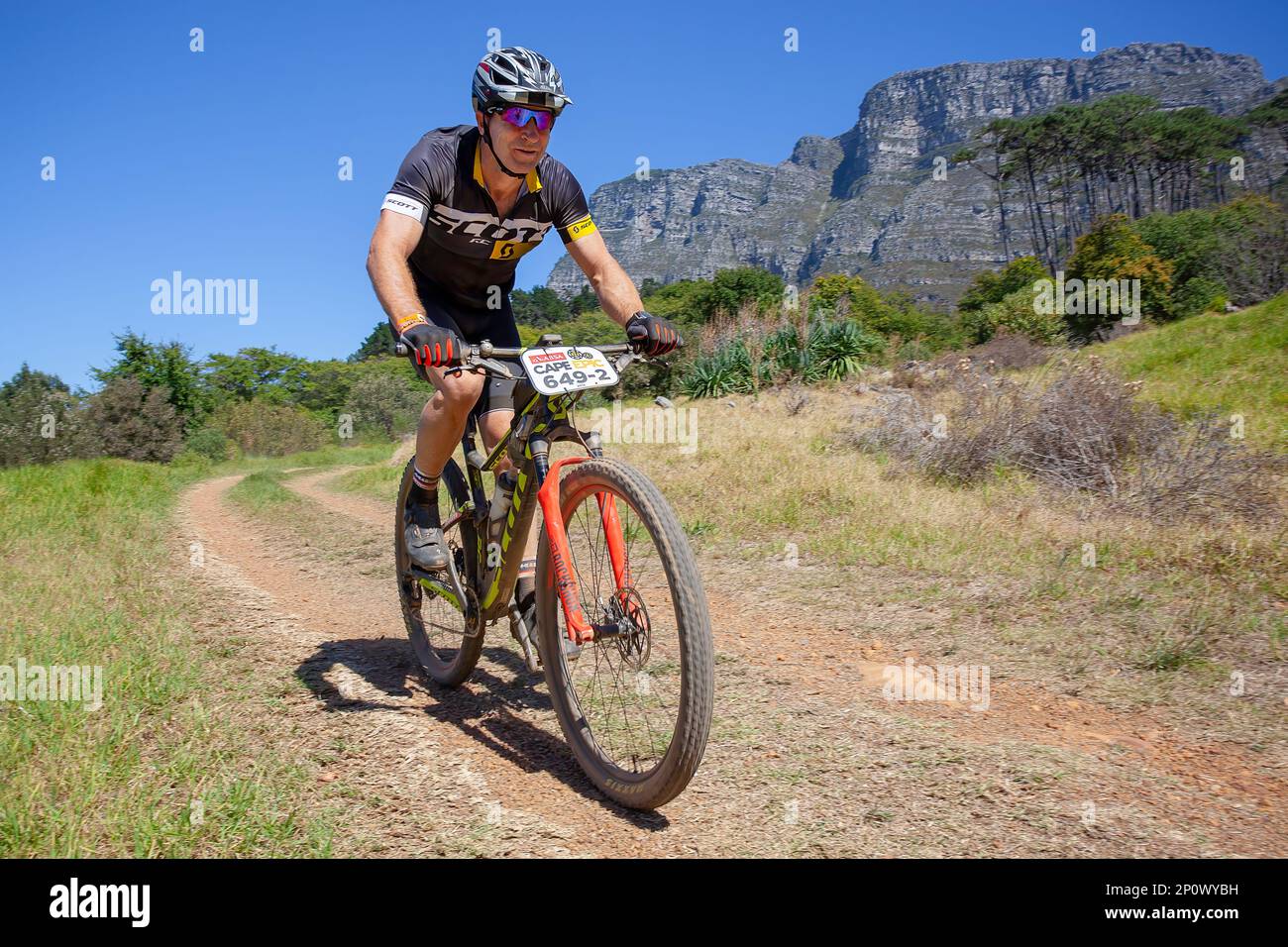 ABSA Cape Epic Prologue corsa in mountain bike Foto Stock