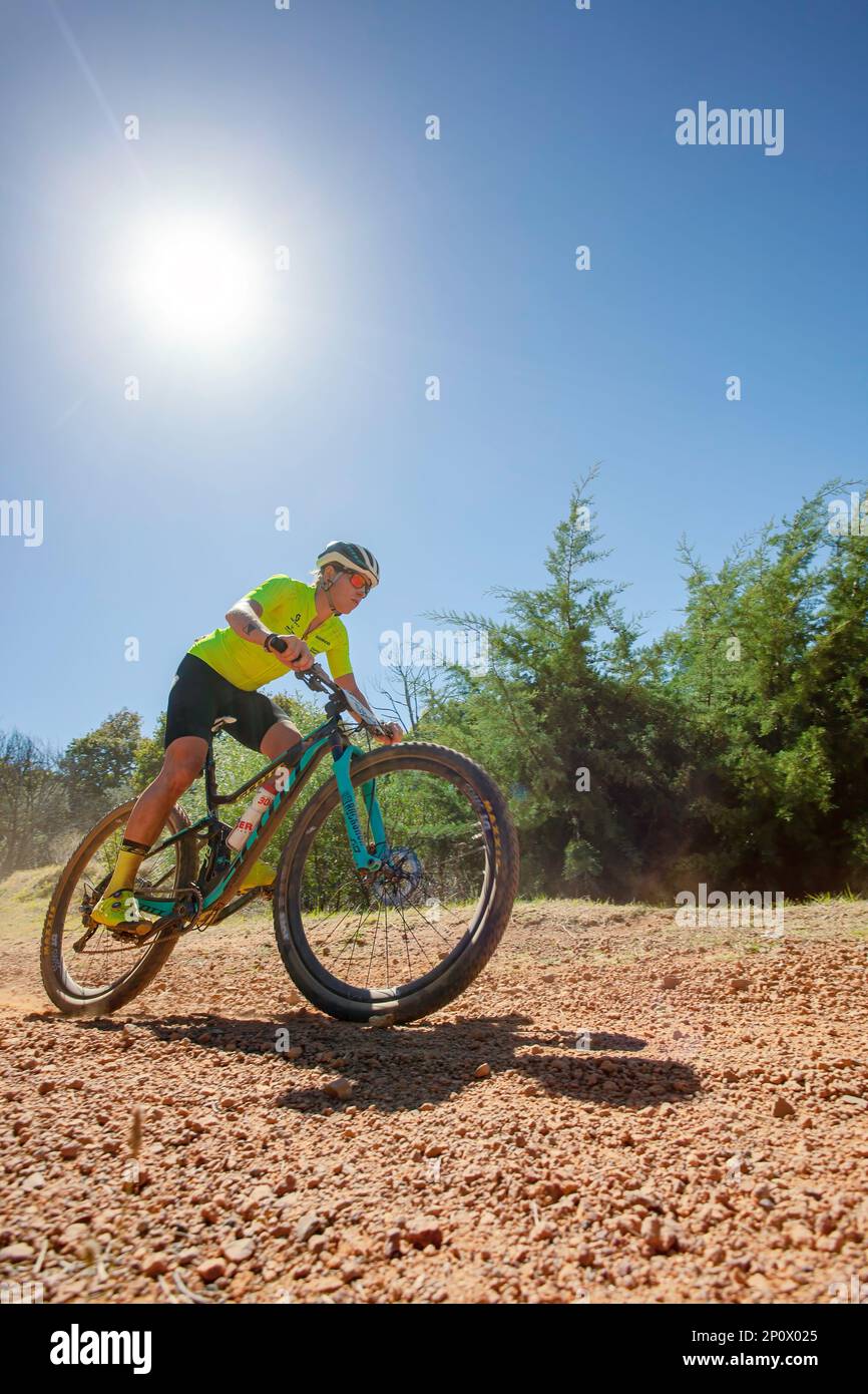 ABSA Cape Epic Prologue corsa in mountain bike Foto Stock