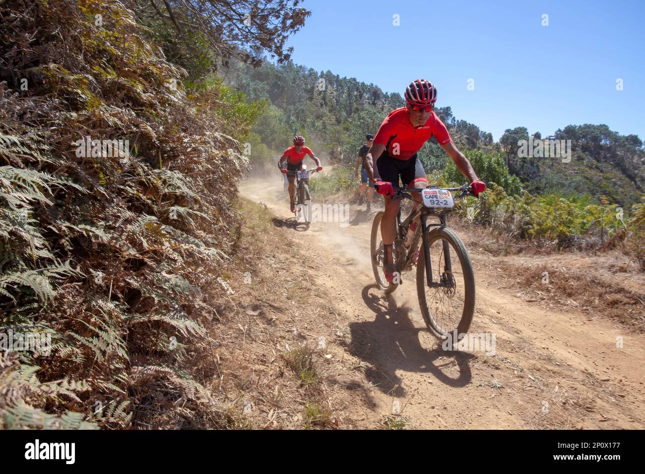 ABSA Cape Epic Prologue corsa in mountain bike Foto Stock