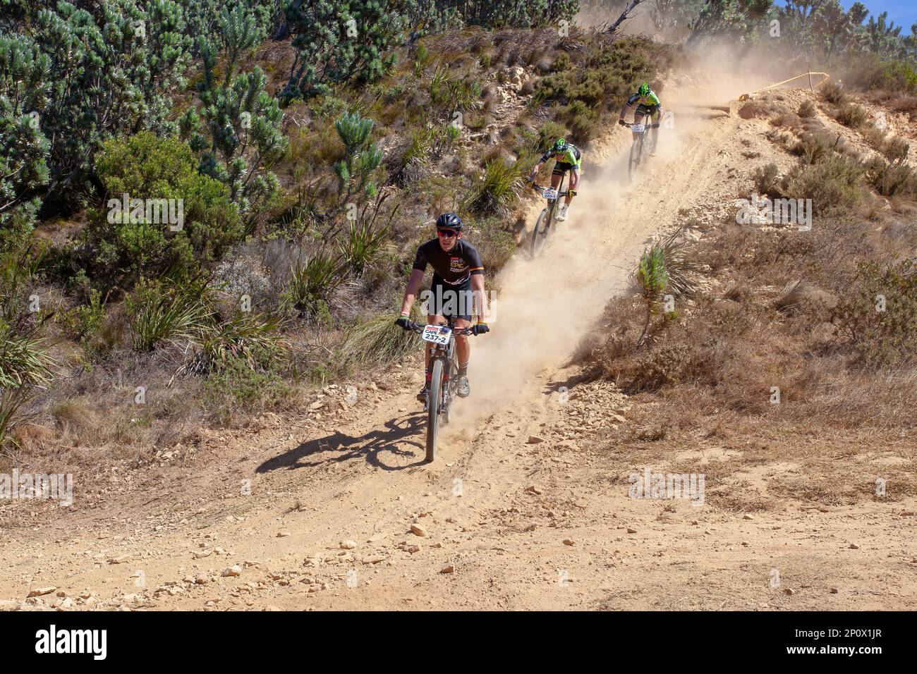 ABSA Cape Epic Prologue corsa in mountain bike Foto Stock