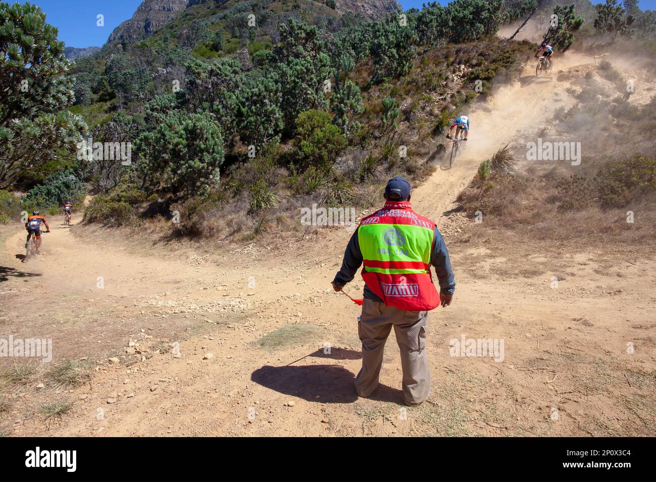 ABSA Cape Epic Prologue corsa in mountain bike Foto Stock