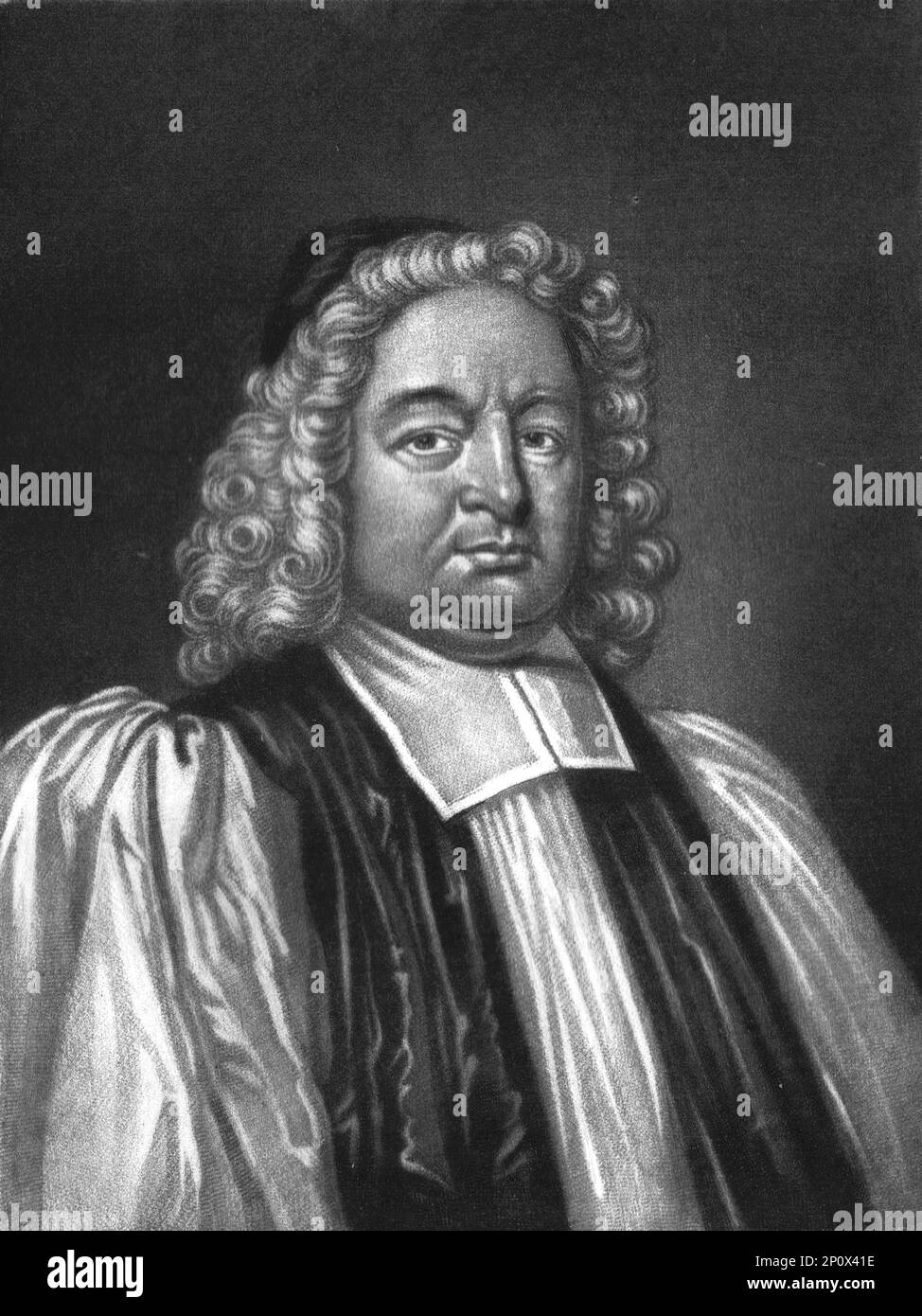 "Michael Boyle, Arcivescovo di Armagh; Obit 1702", 1813. Da "Ritratti di personaggi illustri nella storia britannica dall'inizio del regno di Enrico l'ottavo alla fine del regno di Giacomo il secondo" [Samuel Woodburn, Londra, 1815]. Foto Stock