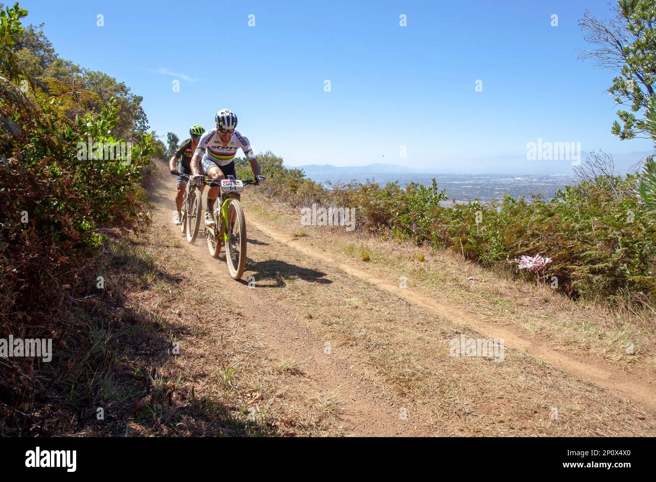 Nino Schurter ABSA Capo Epic Foto Stock