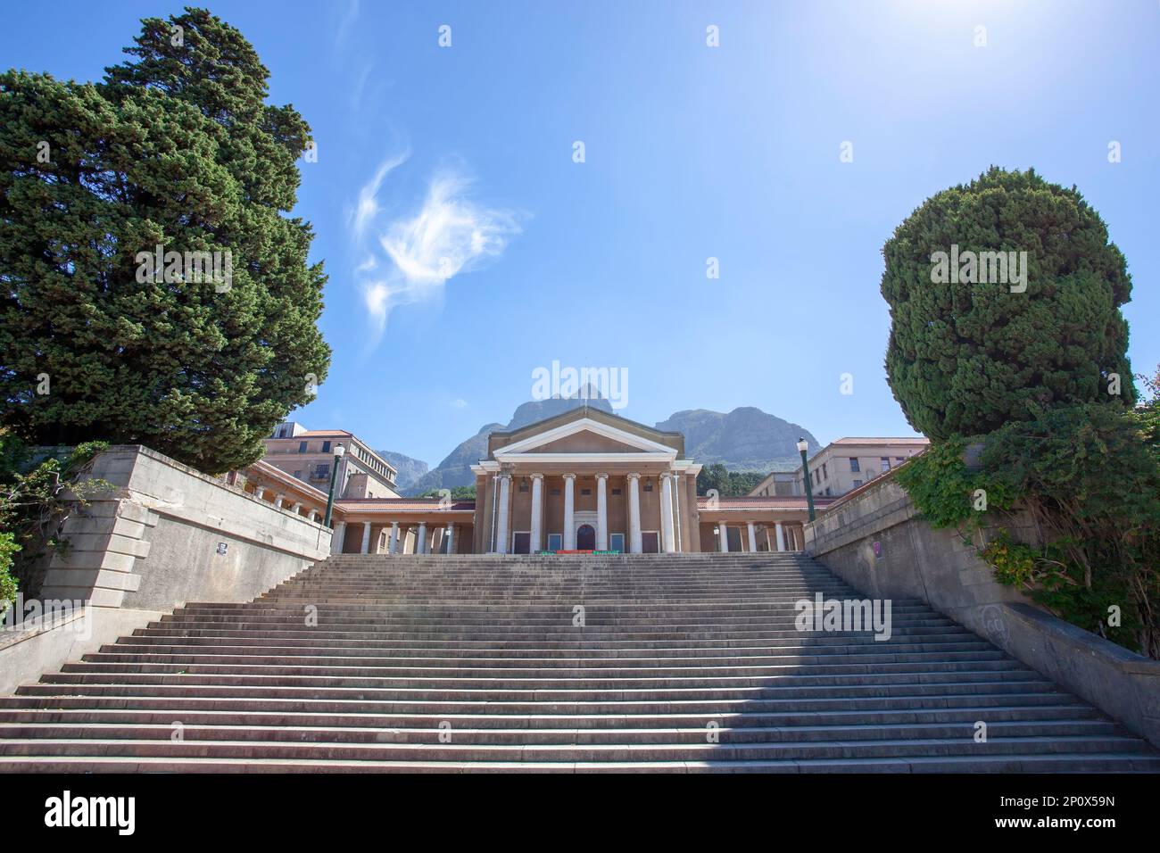 Università UCT di città del Capo, Sudafrica, uno dei principali istituti di istruzione superiore in Africa Foto Stock