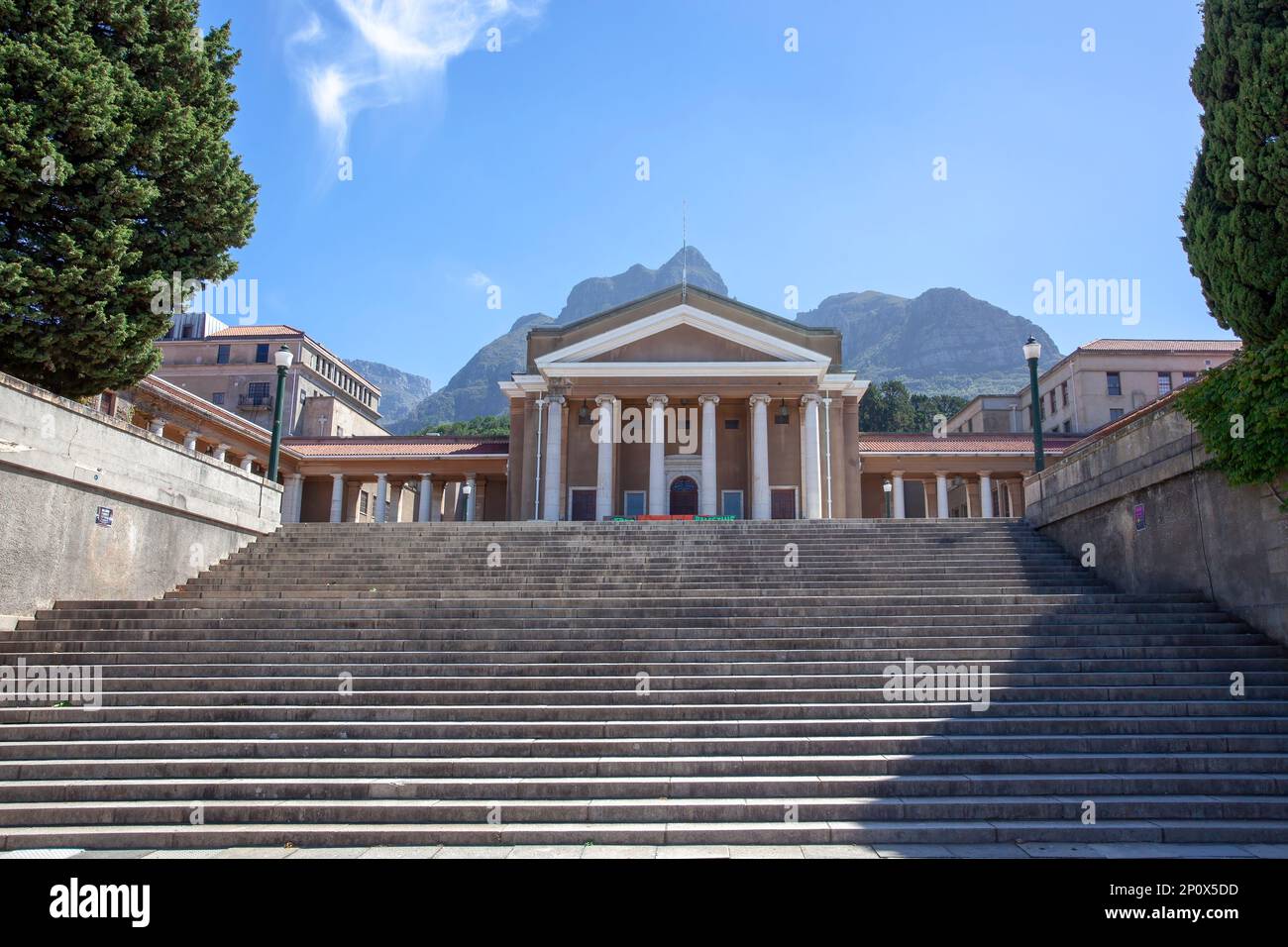 Università UCT di città del Capo, Sudafrica, uno dei principali istituti di istruzione superiore in Africa Foto Stock