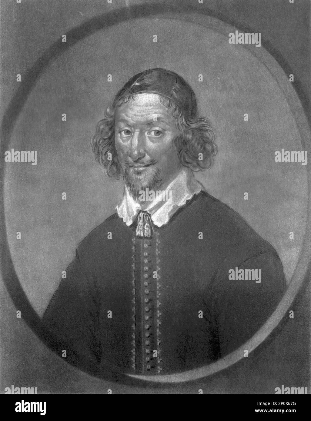 "William Prynne; Natus 1600 Denatus 1669", 1811. Da "Ritratti di personaggi illustri nella storia britannica dall'inizio del regno di Enrico l'ottavo alla fine del regno di Giacomo il secondo" [Samuel Woodburn, Londra, 1815]. Foto Stock