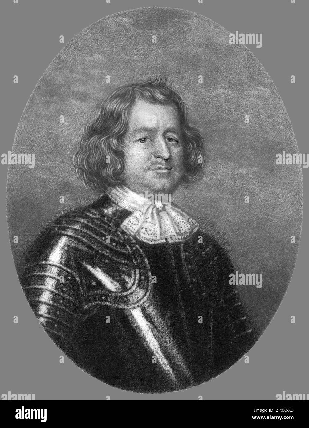 "Giles Strangways; Obit 1675", 1811. Da "Ritratti di personaggi illustri nella storia britannica dall'inizio del regno di Enrico l'ottavo alla fine del regno di Giacomo il secondo" [Samuel Woodburn, Londra, 1815] Foto Stock