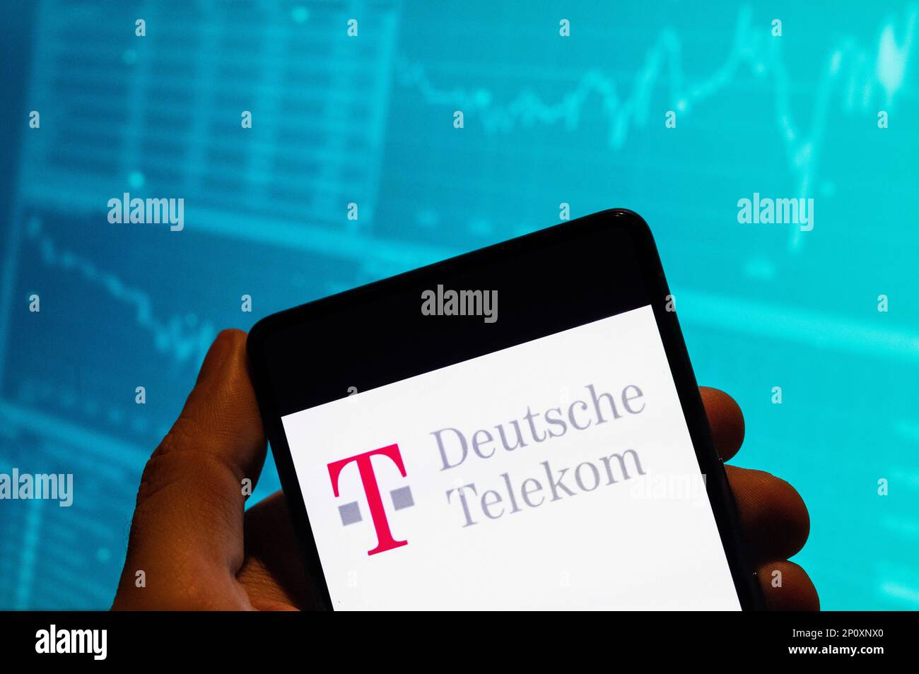 Logo Deutsche Telekom Foto stock Alamy