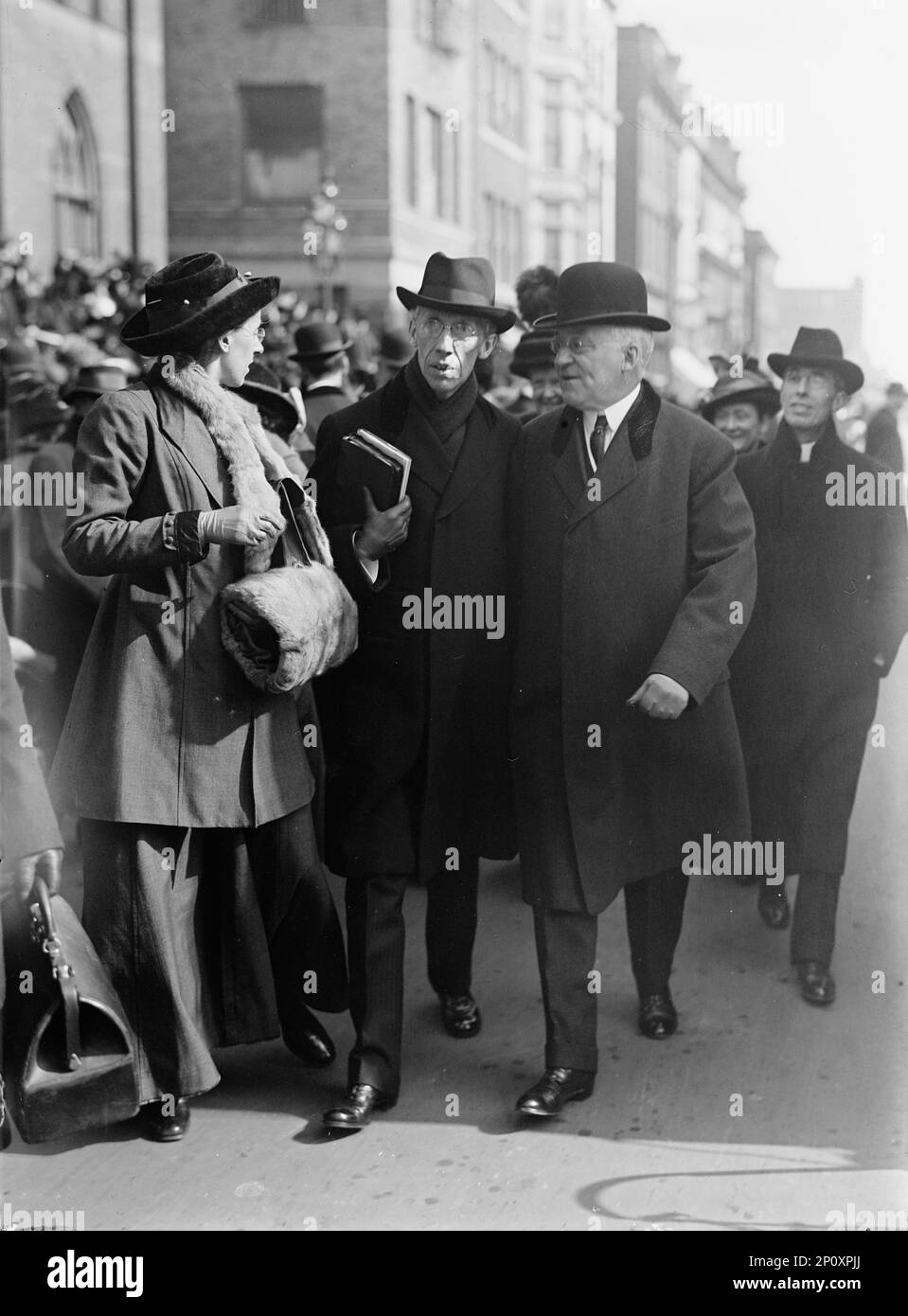 Dr. G. Campbell Morgan of England - Center, 1914. Evangelista britannico, predicatore, insegnante di Bibbia e autore. Foto Stock