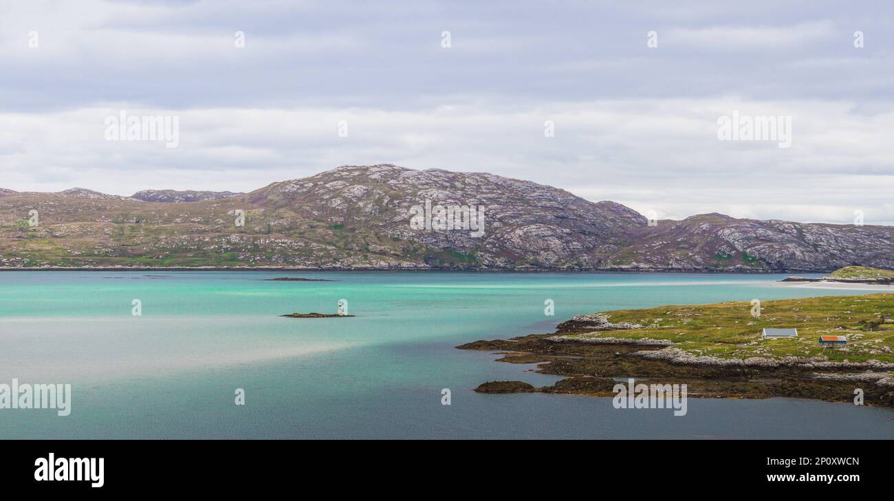 Sound of Eriskay, Ebridi esterne, Regno Unito Foto Stock