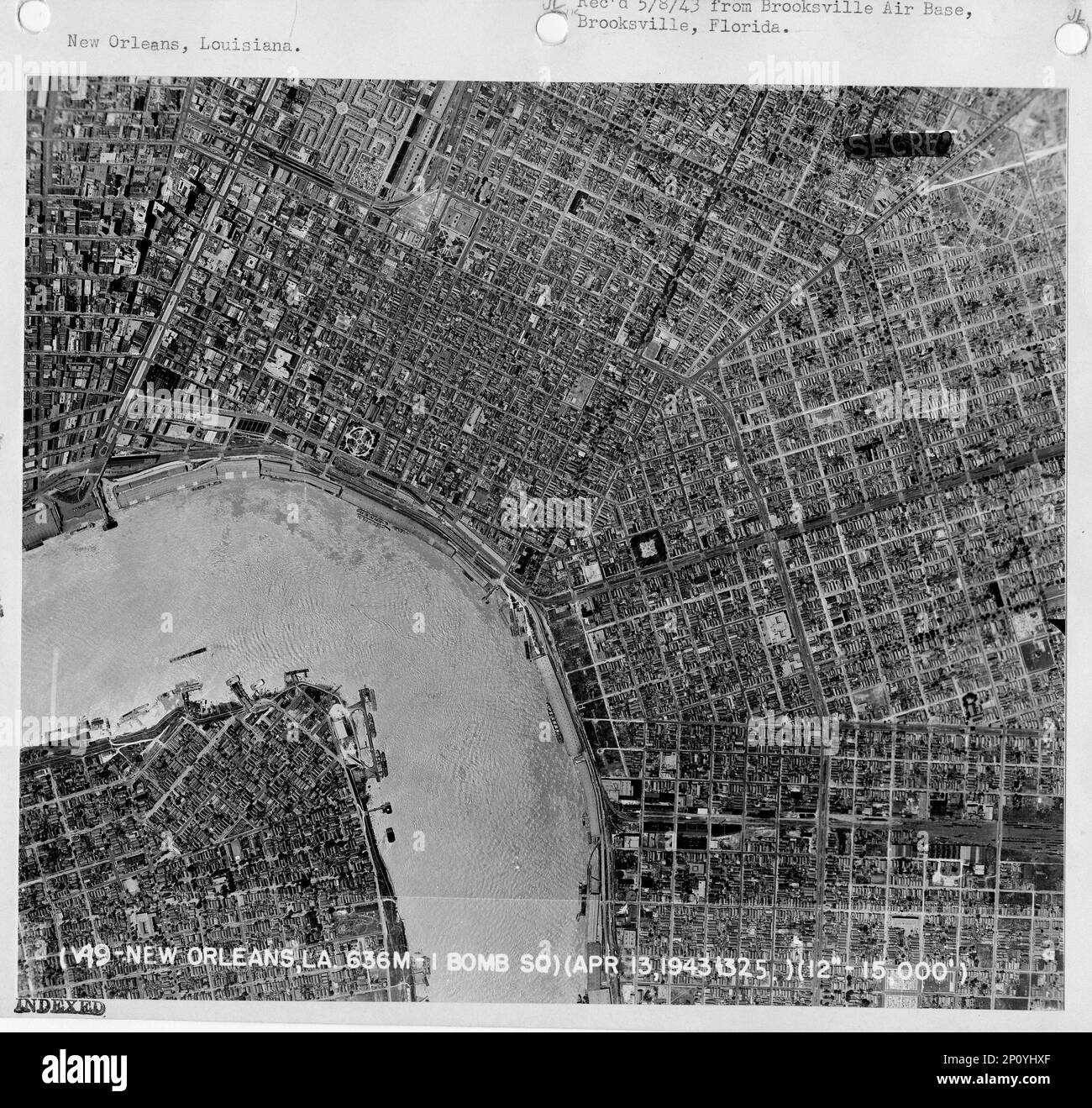 Louisiana - New Orleans, fotografia aerea. Foto Stock