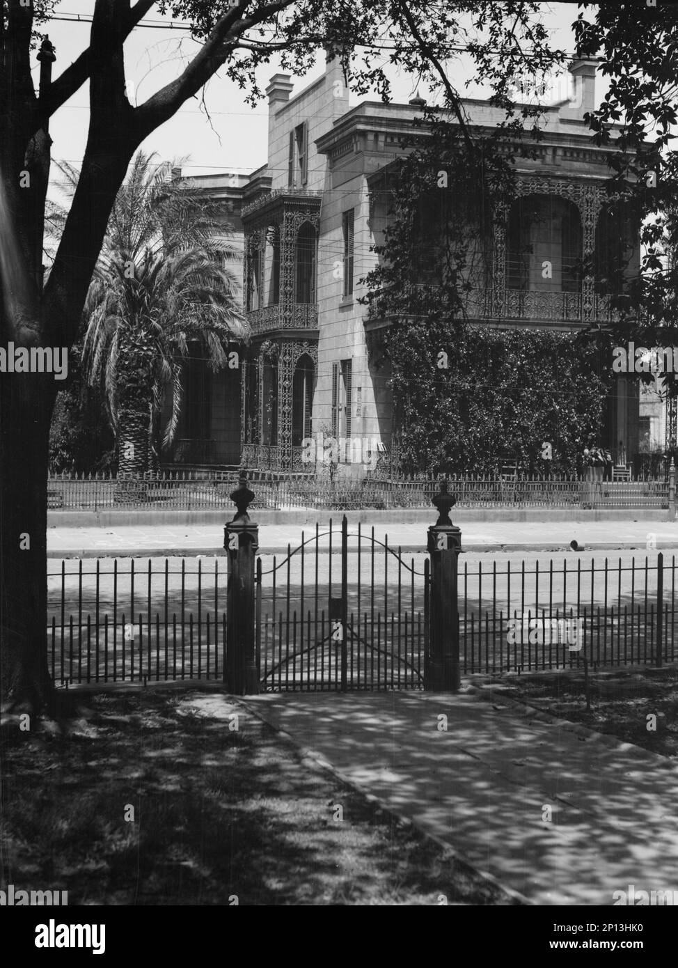 Casa nel Garden District, New Orleans, tra il 1920 e il 1926. Foto Stock