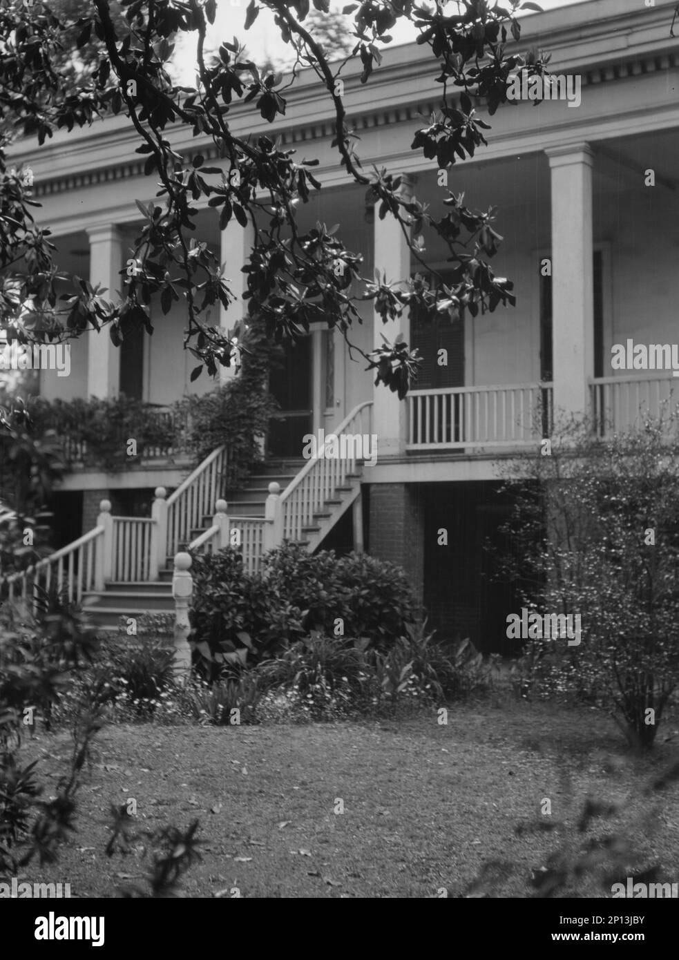 Plantation House, Uptown, New Orleans, tra il 1920 e il 1926. Foto Stock