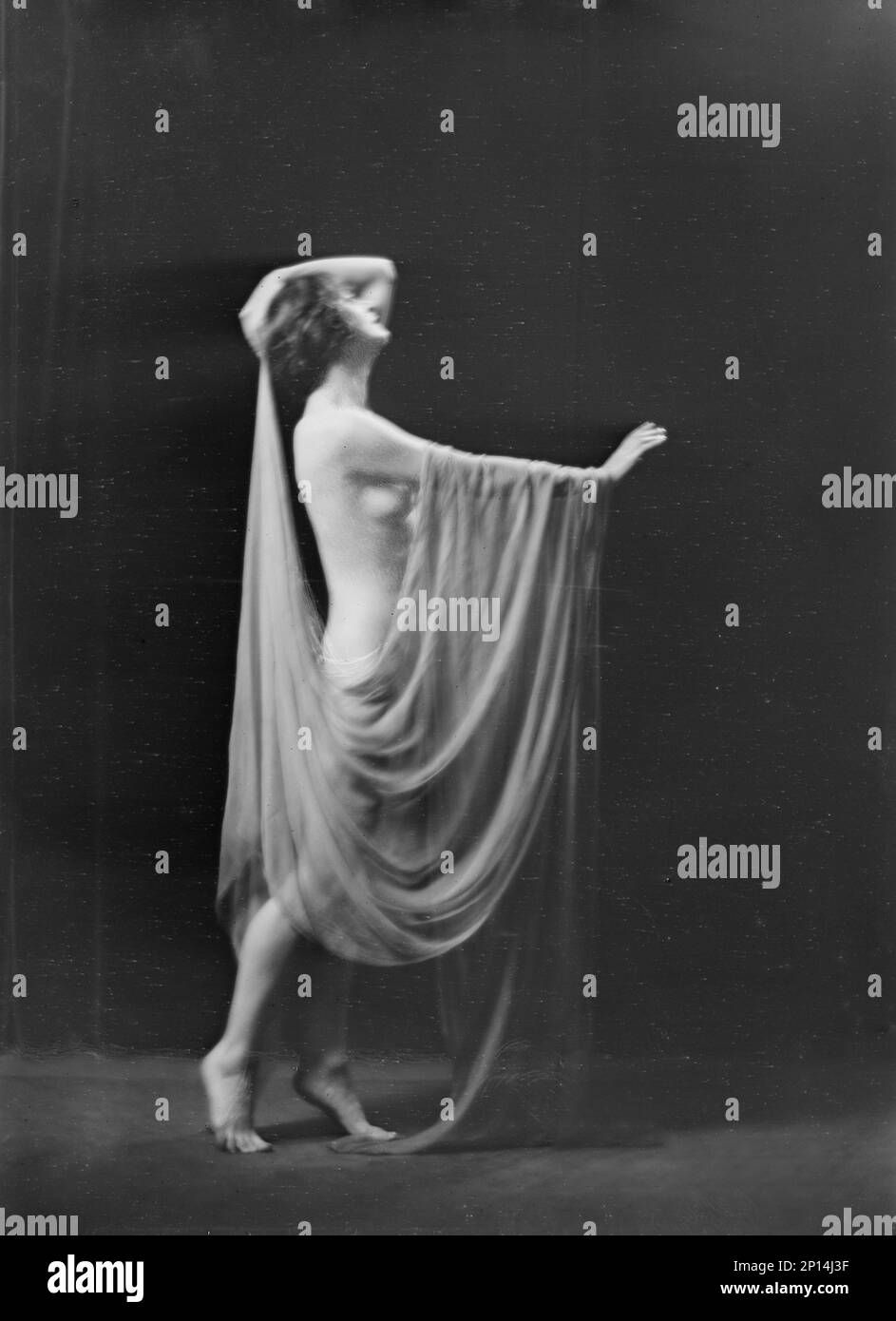 Ballerina Isadora Duncan, tra il 1915 e il 1923. Foto Stock