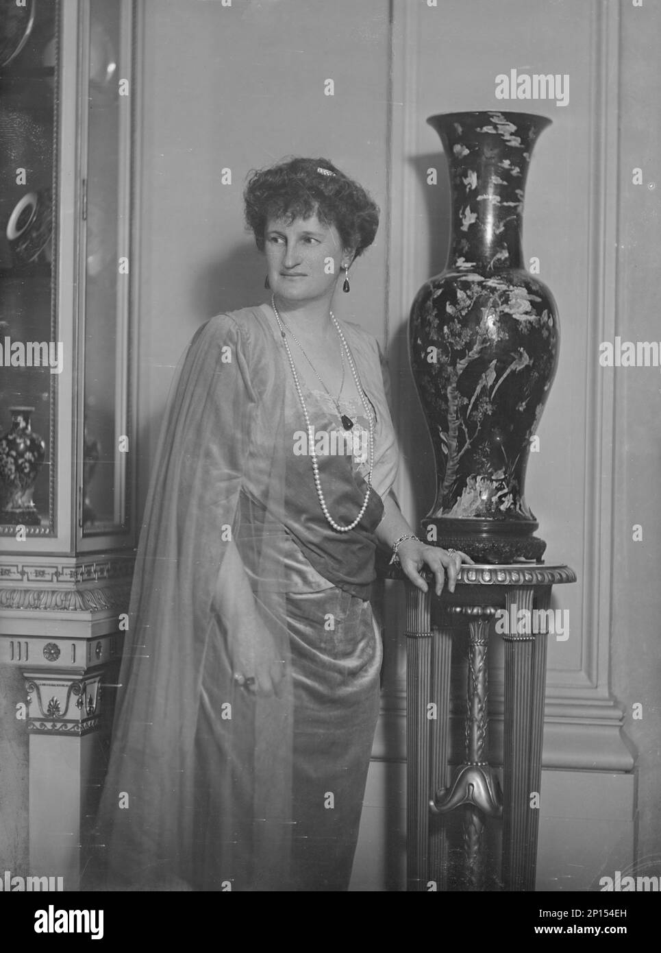 Sig.ra John D. Rockefeller, fotografia ritratto, 1919 marzo 18. Abby Aldrich Rockefeller, moglie del finanziere John D. Rockefeller Jr. Foto Stock