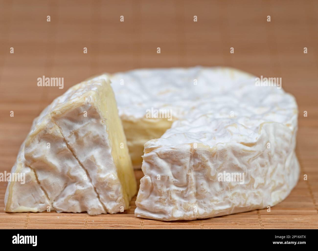 Formaggio morbido, Camembert, in primo piano Foto Stock