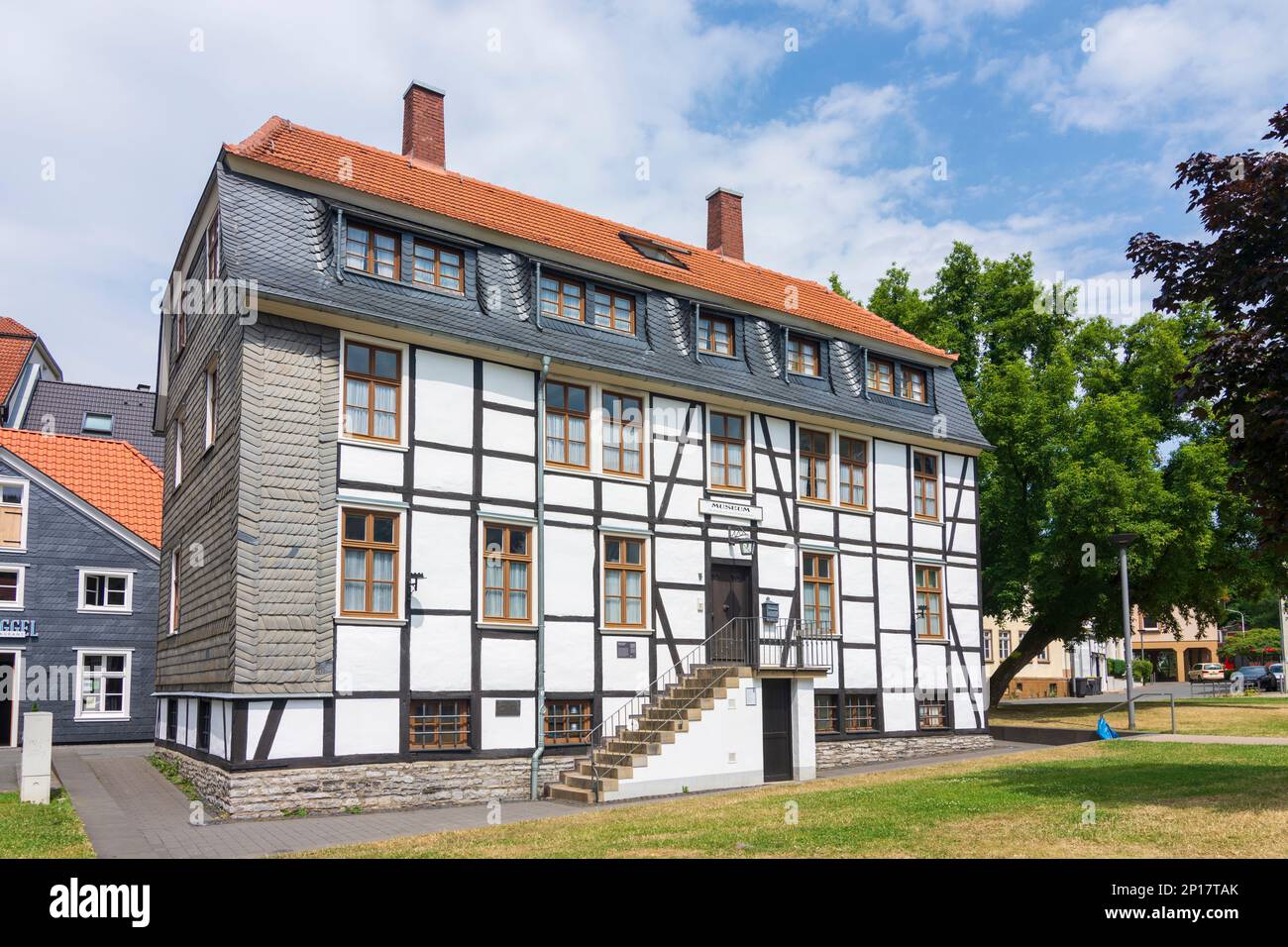 Iserlohn: Museo für Handwerk und Postgeschichte (Museo dell'artigianato e della storia postale) a Sauerland, Nordrhein-Westfalen, Renania settentrionale-Vestfalia, Germ Foto Stock