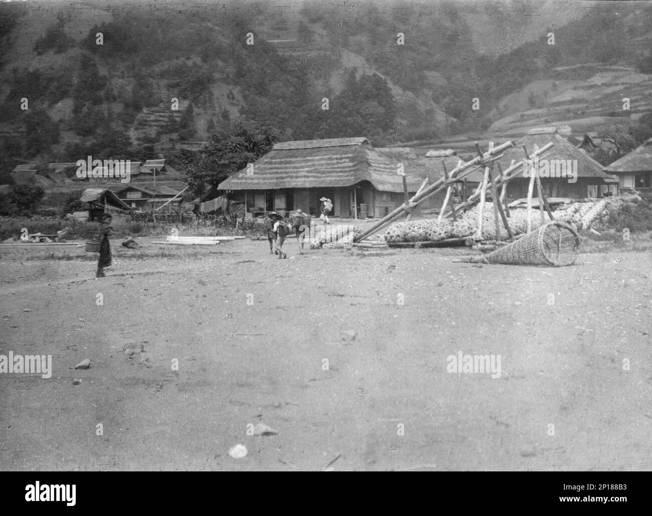 Viste di viaggio del Giappone e della Corea, 1908. Foto Stock