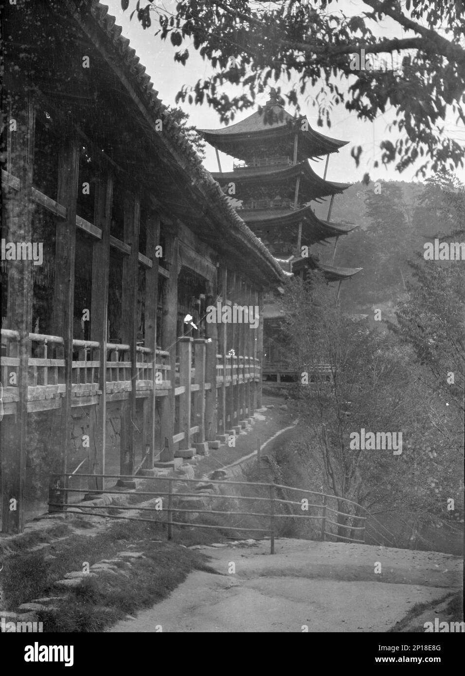 Viste di viaggio del Giappone e della Corea, 1908. Foto Stock