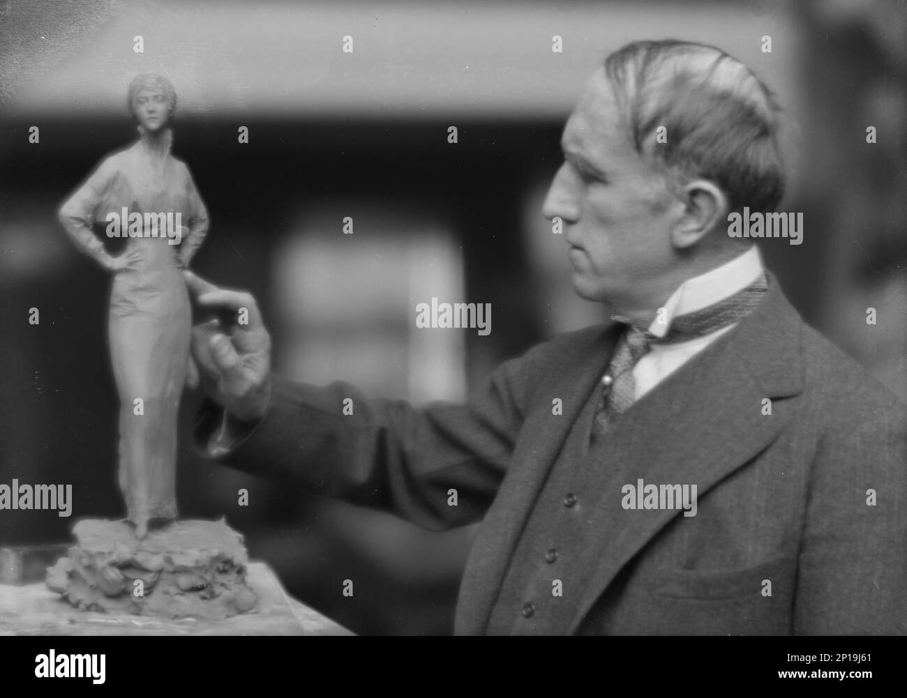 Troubetzkoy, Paolo, Principe, ritratto, 1914 gennaio 28. Foto Stock