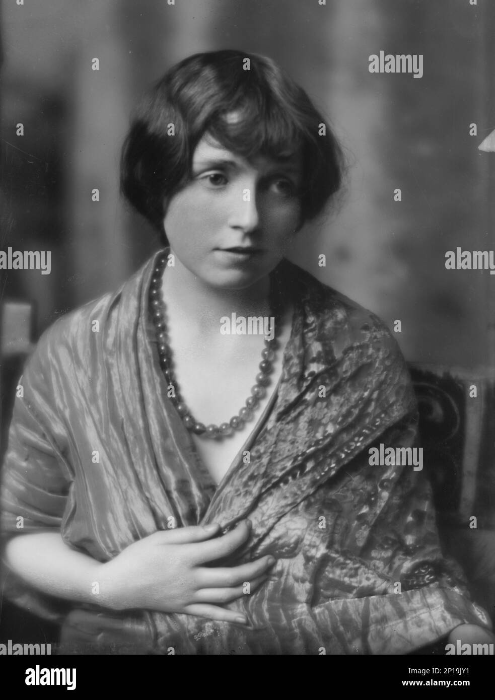 Bianco, Gilbert, signora, ritratto, 1914 giugno 18. Foto Stock