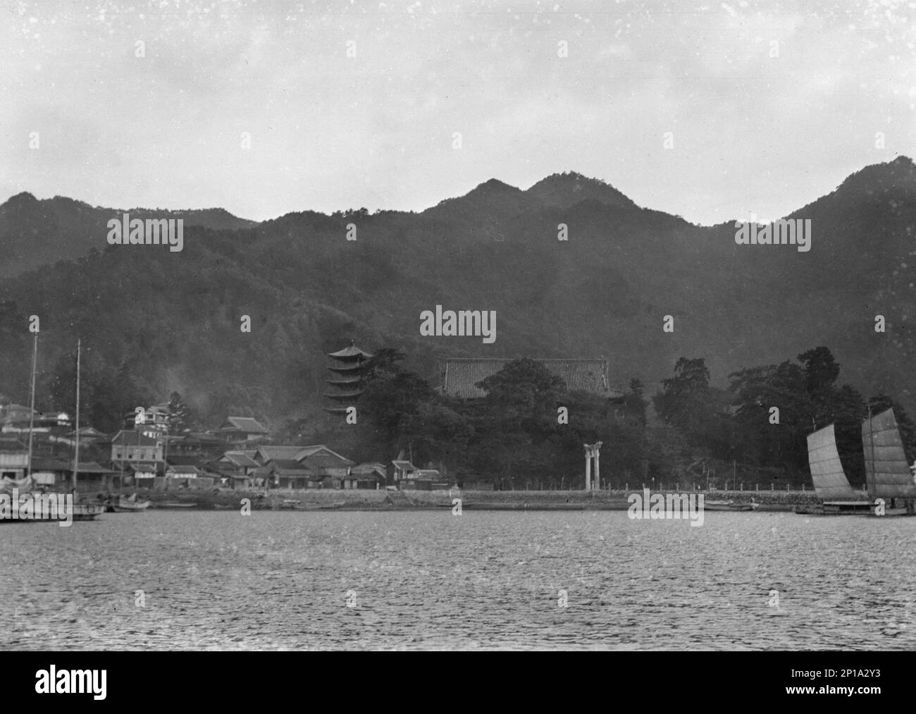 Viste di viaggio del Giappone e della Corea, 1908. Foto Stock