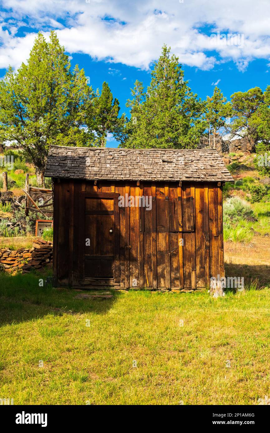 Harney County, Oregon USA - 22 GIUGNO 2022: Il Ranch Riddle Brothers, situato nella Steens Mountain cooperative Management and Protection Area consente Foto Stock