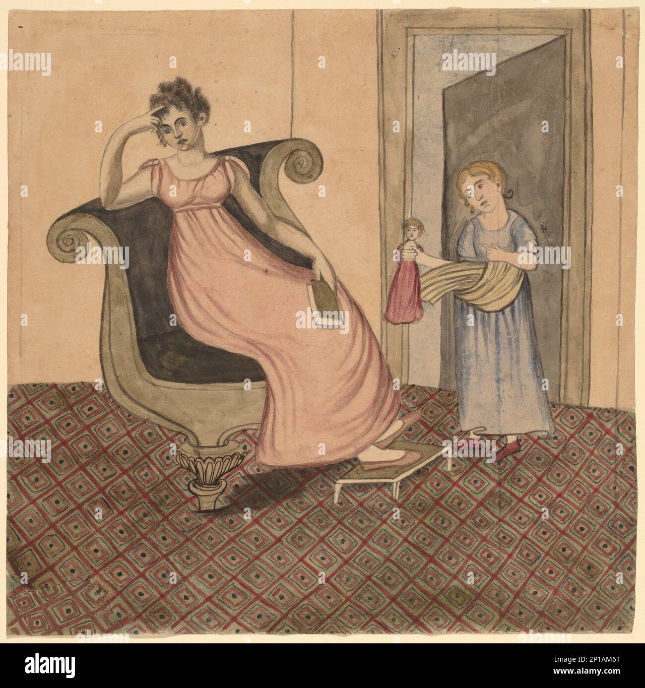 Madre e Bambino, 1815. Foto Stock