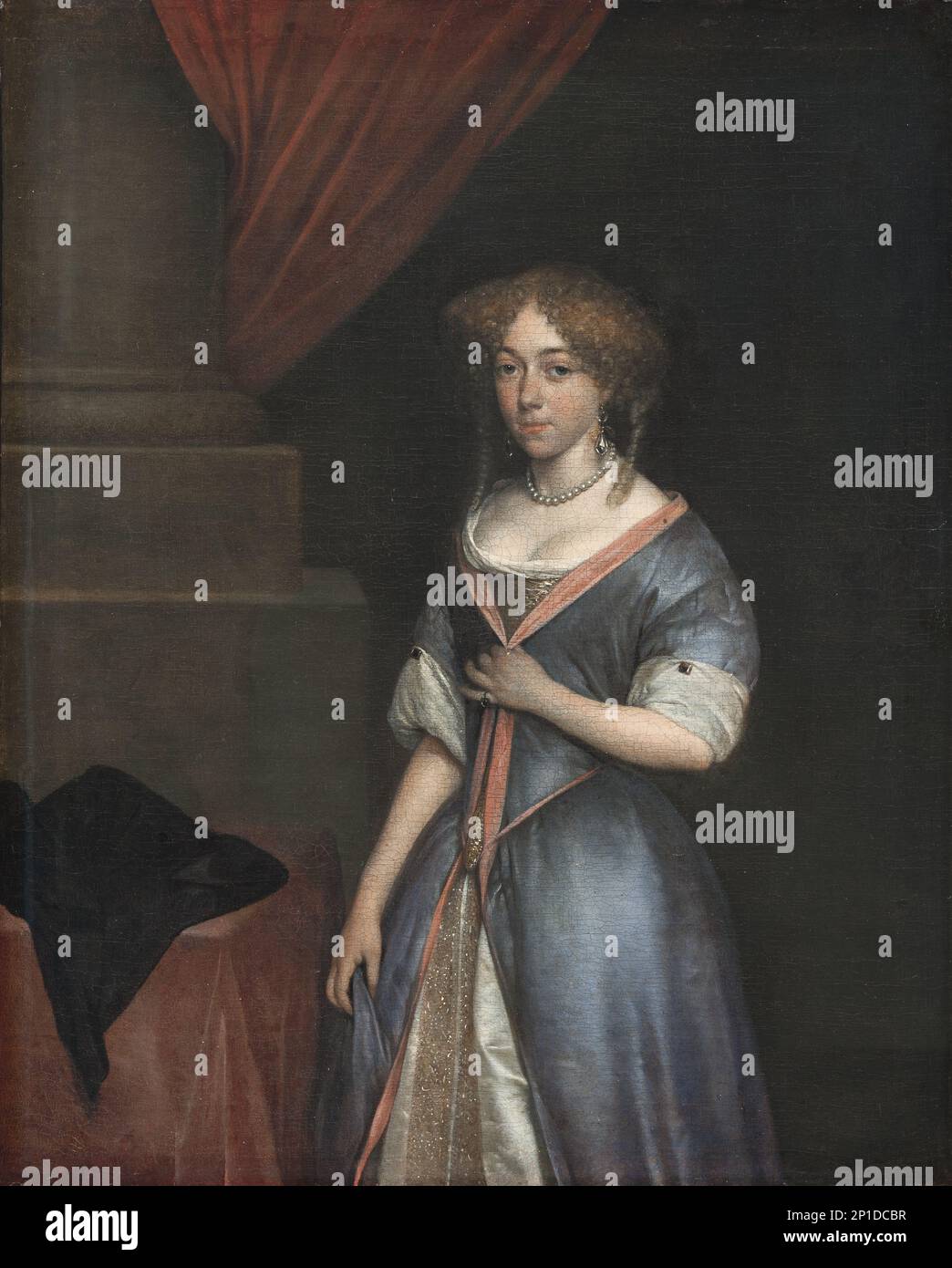 Ritratto di una Signora, 1677-1681. Foto Stock