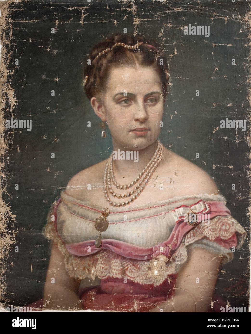 Regina Olga di Grecia, 1868. Foto Stock