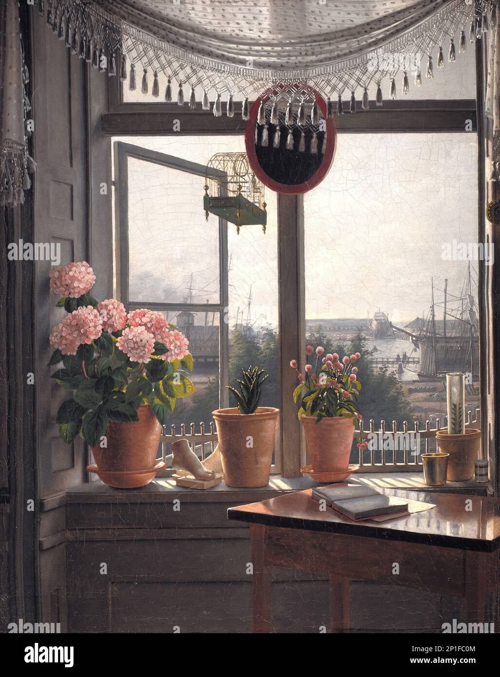 Vista dalla finestra dell'artista, 1823-1827. Foto Stock