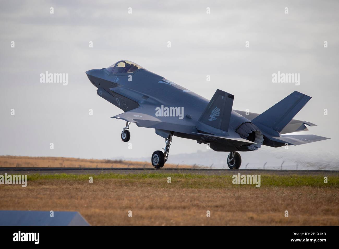 Il RAAF F-35A Lighting II è esposto all'Avalon International Airshow 2023 Foto Stock