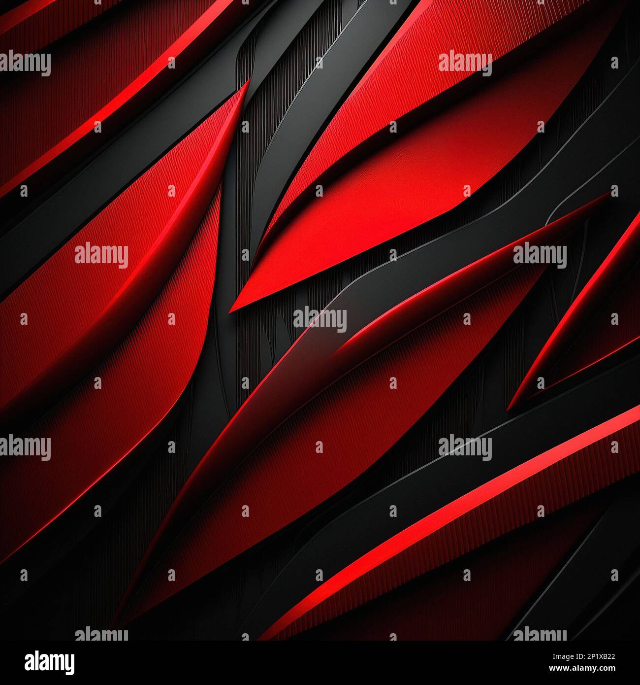 Concetto aziendale sfondo a contrasto rosso nero. astratto sfondo nero rosso per il disegno grafico. carta da parati nera e rossa, design moderno Foto Stock