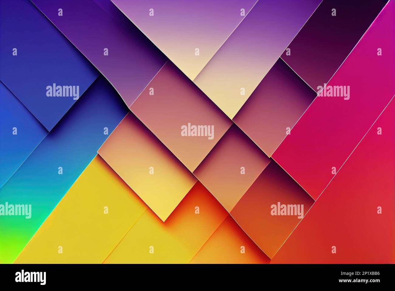 Carta da parati astratta, composta da triangoli. Sfondo colorato astratto con triangoli. Splendido sfondo sfumato colorato, carta da parati Foto Stock