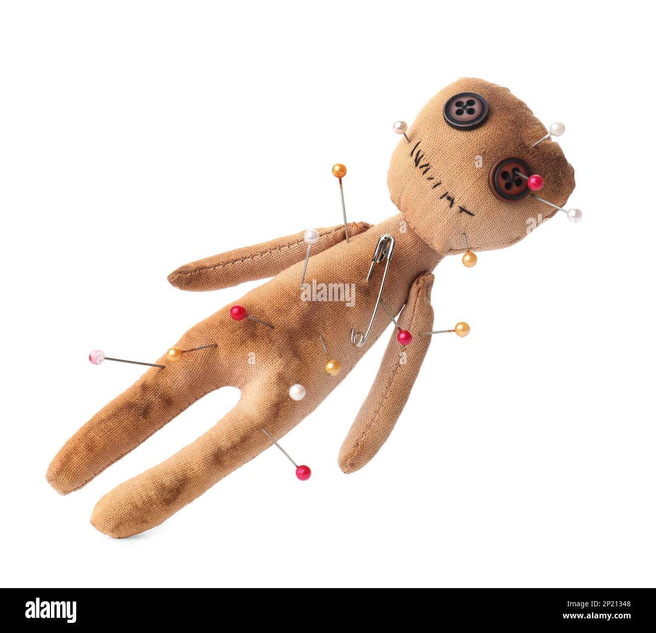 Voodoo doll with pins Immagini senza sfondo e Foto Stock ritagliate - Alamy