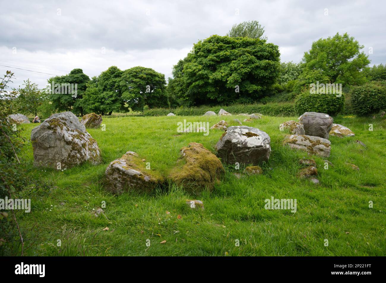 Carrowmore Megalithic Cemetery EIRE Foto Stock