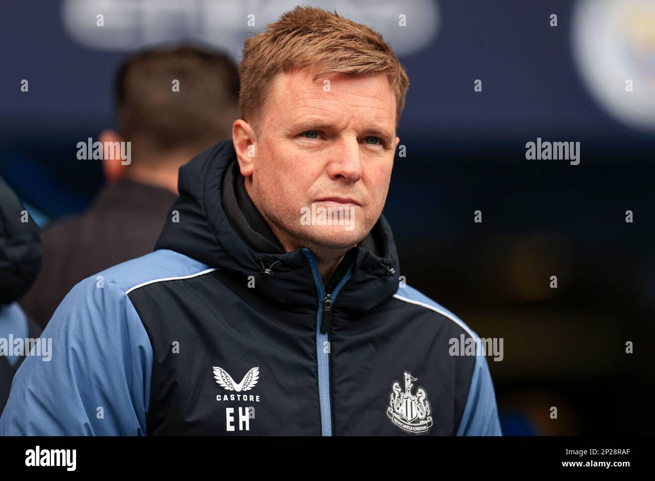 Manchester, Regno Unito. 04th Mar, 2023. Eddie Howe il Newcastle United Manager durante la partita della Premier League Manchester City vs Newcastle United allo stadio Etihad di Manchester, Regno Unito, 4th marzo 2023 (Photo by Conor Molloy/News Images) a Manchester, Regno Unito, il 3/4/2023. (Foto di Conor Molloy/News Images/Sipa USA) Credit: Sipa USA/Alamy Live News Foto Stock