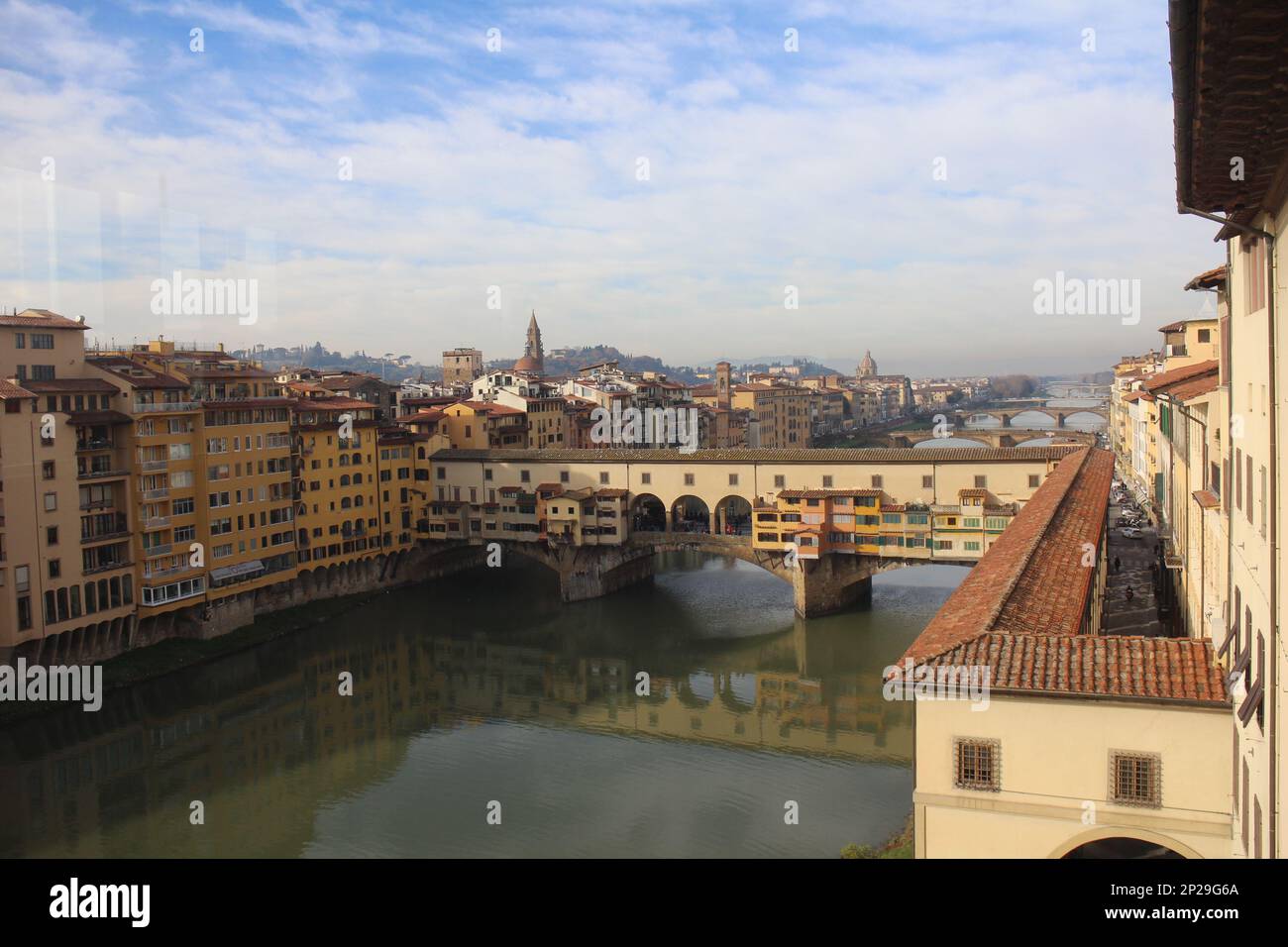 Ponte Vecchio a Firenze Foto Stock