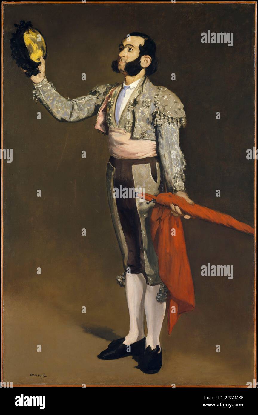 Un Matador. Edouard Manet. 1866–67. Il matador è il famoso Cayetano Sanz y Pozas (1821-1890). Foto Stock