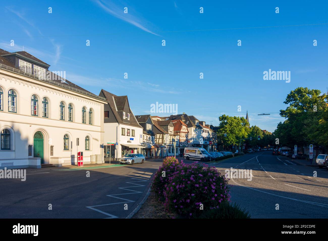 Friedberg: via Kaiserstraße a Taunus, Assia, Assia, Germania Foto Stock