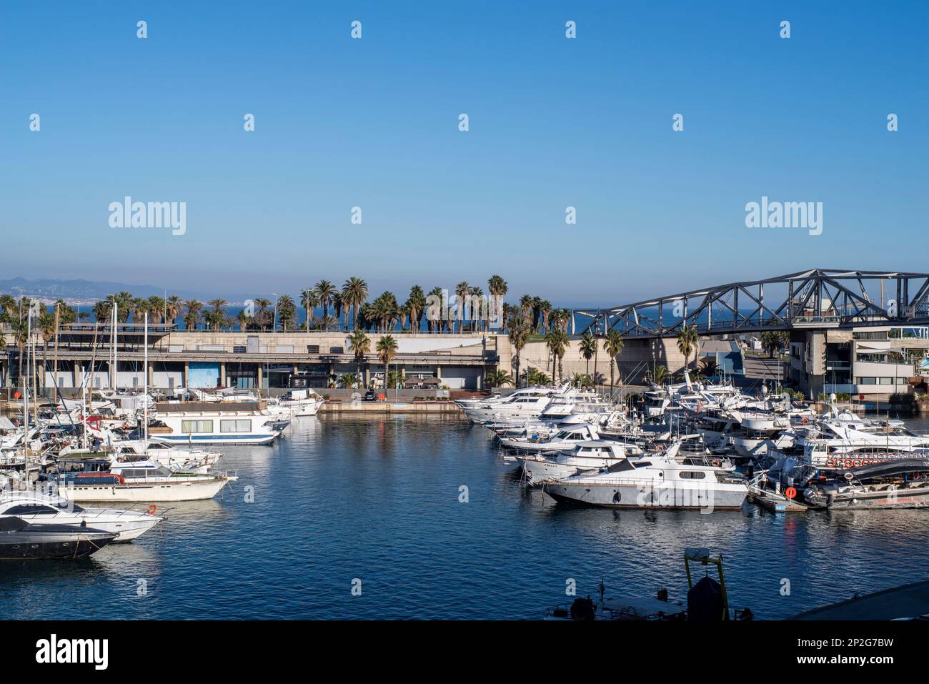 Port Forum Barcellona,Catalogna,Spagna. Foto Stock