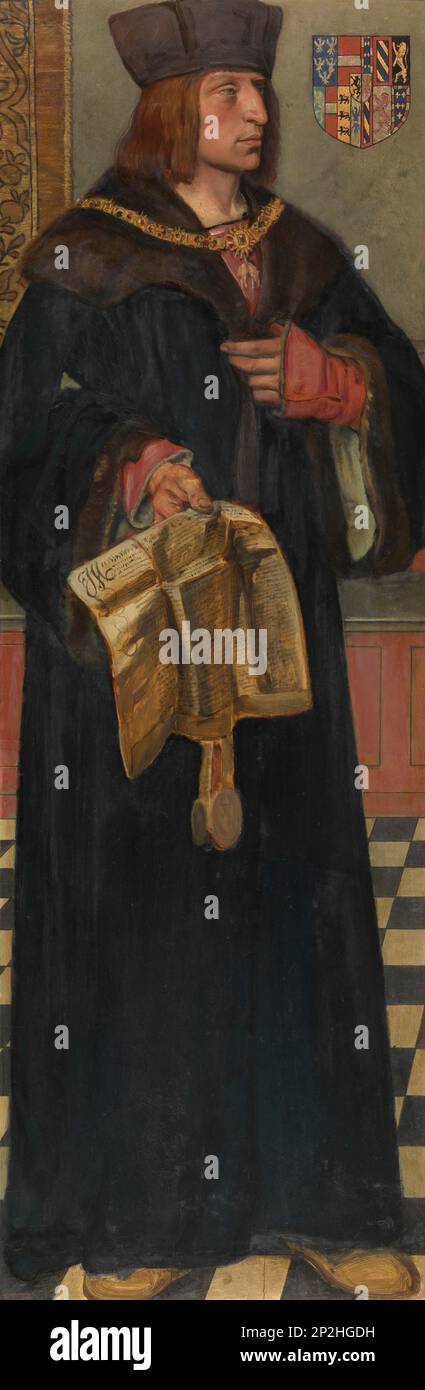 Maxilmiliano i, Imperatore Sacro Romano, 1478, 1864-1869. Si trova nella collezione del Museo reale delle Belle Arti di Anversa. Foto Stock