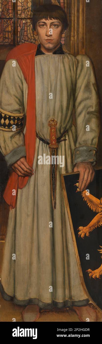 Enrico VII, Imperatore Sacro Romano, 1309, 1864-1869. Si trova nella collezione del Museo reale delle Belle Arti di Anversa. Foto Stock