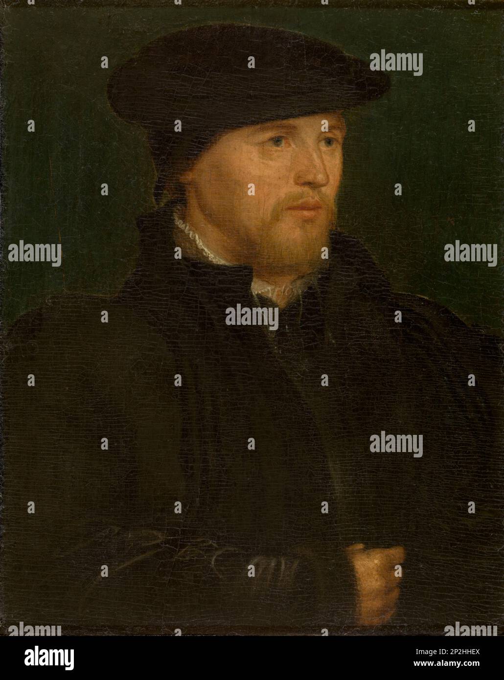 Ritratto di un uomo. Si trova nella collezione del Museo reale delle Belle Arti di Anversa. Foto Stock